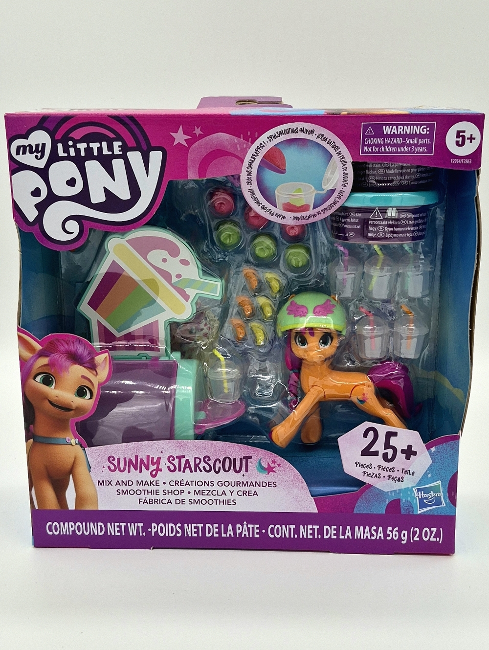 My Little Pony Sunny Starscout Smoothie Shop Playset New